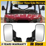 15" Wide Rear View Race Mirror Convex Mirror w/ 1.75" Clamp ATV UTV For Polaris