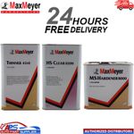 Max Meyer 0200 5L 2K Clear Coat Lacquer & 4310 Thinner with 2.5L 8000 Hardener