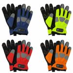 Work Gloves Hand Protection Mechanics Tradesman Farmer's Gardening DIY Builders