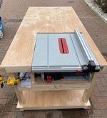 large size 200x100x95cm Table Saw Workbench with BOSCH GTS 10 J 240v Table saw
