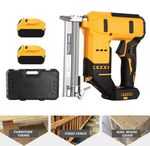 Cordless 18Ga Brad Nailer Finish Nail Gun w 1000 Nails 21V Battery UK