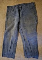 Original Ww2 Luftwaffe Groundcrew Drill Trousers
