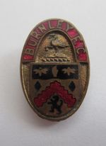 OLD RARE BURNLEΥ  FOOTBALL CLUB ENAMEL BADGE