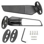 For YAMAHA YZF Stealth Mirrors Adjustable Side Mirror Rear View R1 R6 R125 NEW