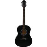 NEW! Black 39" Full Size 4/4 6 String Steel Strung Acoustic Guitar