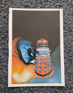 DOCTOR WHO CY TOWN signed Daleks Master Plan Target Book Postcard Picture