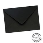 Black C6 A6 Premium Quality 100gsm Invitation Envelopes 114 x 162mm - 6 x 4 inch