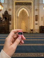4X Digital Finger Tasbeh Counter Ring, Easy Dhikr & Prayer Count, Turkish, 4Pcs