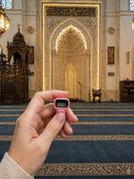 4X Digital Finger Tasbeh Counter Ring, Easy Dhikr & Prayer Count, Turkish, 4Pcs