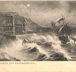 GB Yorks *SHIP WRECK OFF SCARBOROUGH* Postcard 1902 Sutton Coldfield VP10