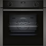 *SMASHED DOOR* Neff B3ACE4AG3B N50 Slide & Hide Electric Oven Graphite Built-In