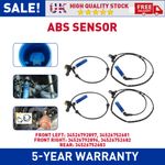 4x ABS Wheel Speed Sensor Front Rear Left Right For BMW 3 Series E46 Z4 E85 E86