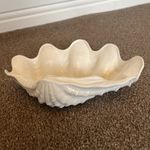WEDGWOOD NAUTILUS COLLECTION LARGE SHELL DISH BOWL CONCH BEACH DECOR WHITE 30CM