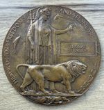 WW1 Memorial Plaque For Thomas Standen