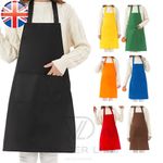 Van Der Linn Adult Apron With Pocket Professional Unisex Kitchen Baking Catering