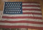 Original 45 Star United States Flag 8-7-8-7-8-7 Staggard  Row Naval Pattern