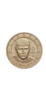 Pre Sale PACK OF 5: 2026 P President Trump Semiquincentennial $1 Coin.Ships 9/11