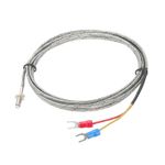Temperature Sensor M6 Thermocouple J Type 6.6ft 0 to 750°C(32 to 1382°F)