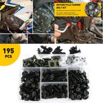 149x Black Fairing Bolt Kit Fastener Clips Screws for Honda Motorcycle Sportbike