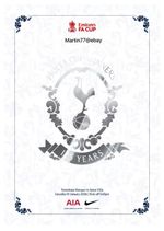 Tottenham SPURS v Aston Villa FA Cup ROUND 3 Programme  10/01/26 SPECIAL EDITION