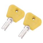 2Pcs Forklift Ignition Lock Switch Key Fit for Hyster Clark Yale 1492154 2035830