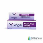 Vagisil Medicated Cream Fast Relief From Feminine Itching 30g