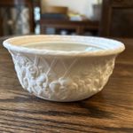 Minton 19C Parian Ware Bisque Porcelain Lattice Butter Dish stamped 23
