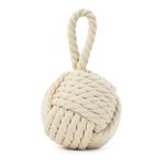 LIVIVO Weighted Door Stopper Rope Knot Sand Filled Decorative Door Holder