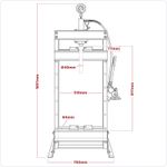Sealey Hydraulic Press 10tonne Floor Type Heavy Duty Workshop Floor Press YK10F