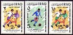 Iraq Iraq 1966 ** Mi.445/47 Soccer Football