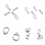 Wide Choice of Metal Swivel Trigger Clips Snap Hooks Dog Lead Bag Lanyard Carabi