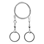 Stainless Steel Wire Saw Camping Survival Saw Compact Lightweight Outdoor Go-ds