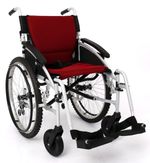 All Terrain Lightweight Folding Self Propelled Aluminium Wheelchair