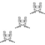 Furniture Accessories 6Pcs Iron Sofa Pillow Hinges Smooth Silver
