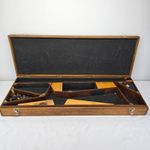 Vintage Wooden Shotgun Case Takedown Fitted Compartments Good Condition