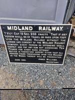 Original Victorian Cast Iron Railway Warning Sign Railwayana