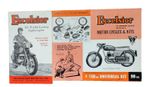 Excelsior Motorcycle Brochures x2 Original New Old Stock free UK Postage