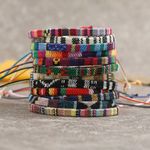 12pcs Boho Surfer Beach Bracelet Set Men & Women Braided Boho Summer Bracelets H