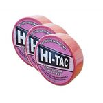 3x PINK SCRIM - Hi Tac Ultimate Adhesive Fibreglass Tape 48mm x 90m Vat Invoice