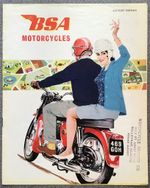 BSA Motorcycle RANGE USA Sales Brochure For 1963 #MCE1390-50 Eastern Edition
