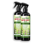 Flea Spray & ALL Mites Killer Organic MITE OFF 2 X 500ml  Sprays - MULTI-MITE