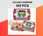 Camphor Tablets by Cavadi – 105pcs Sealed | Ritual Freshener Blocks