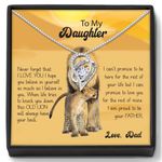 To My Daughter Gifts from Dad Mum Necklace for Daughter Birthday Gifts Present