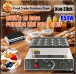 25 Holes Commercial Electric Nonstick Poffertjes Dutch Baker Pancake Maker New