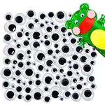 Googly Eyes Moving Wobbly Wiggly Goggle Eye Craft Mix Sizes 7 10 15mm 200/500PCS