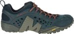 Merrell Intercept Mens Walking Shoes Blue Offroad Hiking All-Terrain Trainers