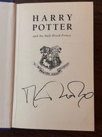 J.K Rowling Hand Signed Harry Potter Half-Blood Prince Book PSA QO Card + COA