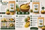Premium Pine Pollen Powder 100% Pure Natural Fine Ground Vegan UK Seller