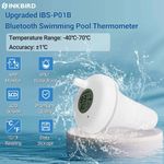 Bluetooth Pool Thermometer Floating Meter Waterproof LCD Screen Aquarium C/F UK