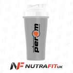 PER4M SHAKER protein workout powder mixer gym bottle BPA free clear 700ml